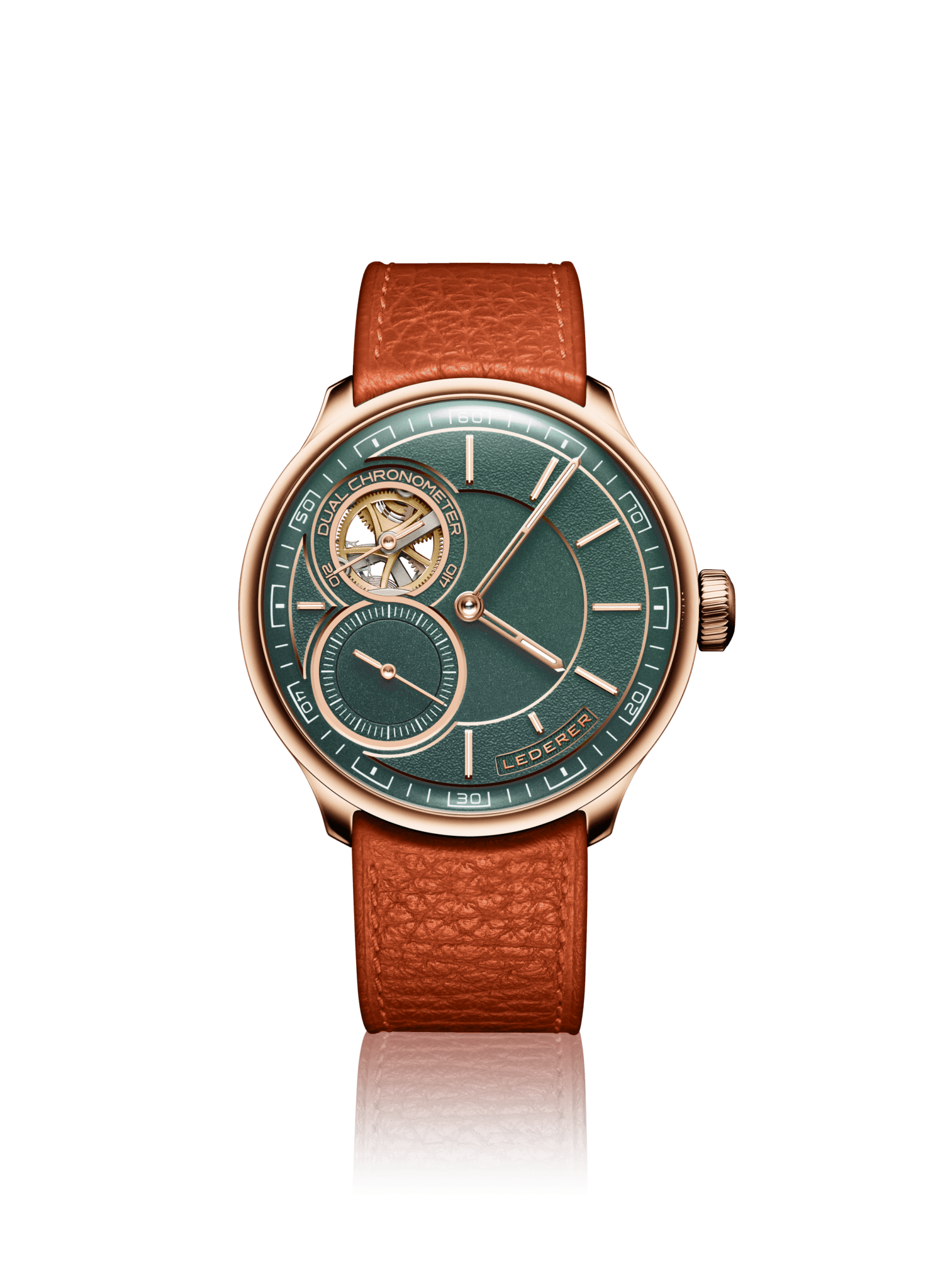 Bernhard Lederer Central Impulse Chronometer 39 Racing Green, Ref. CIC-9016.50.304