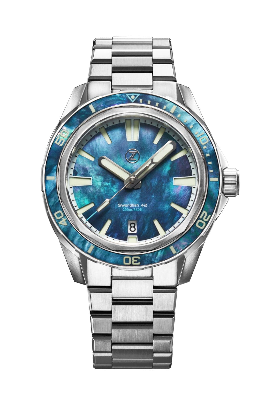 Zelos Swordfish 42mm, Ref. Swordfish 42mm SS MOP