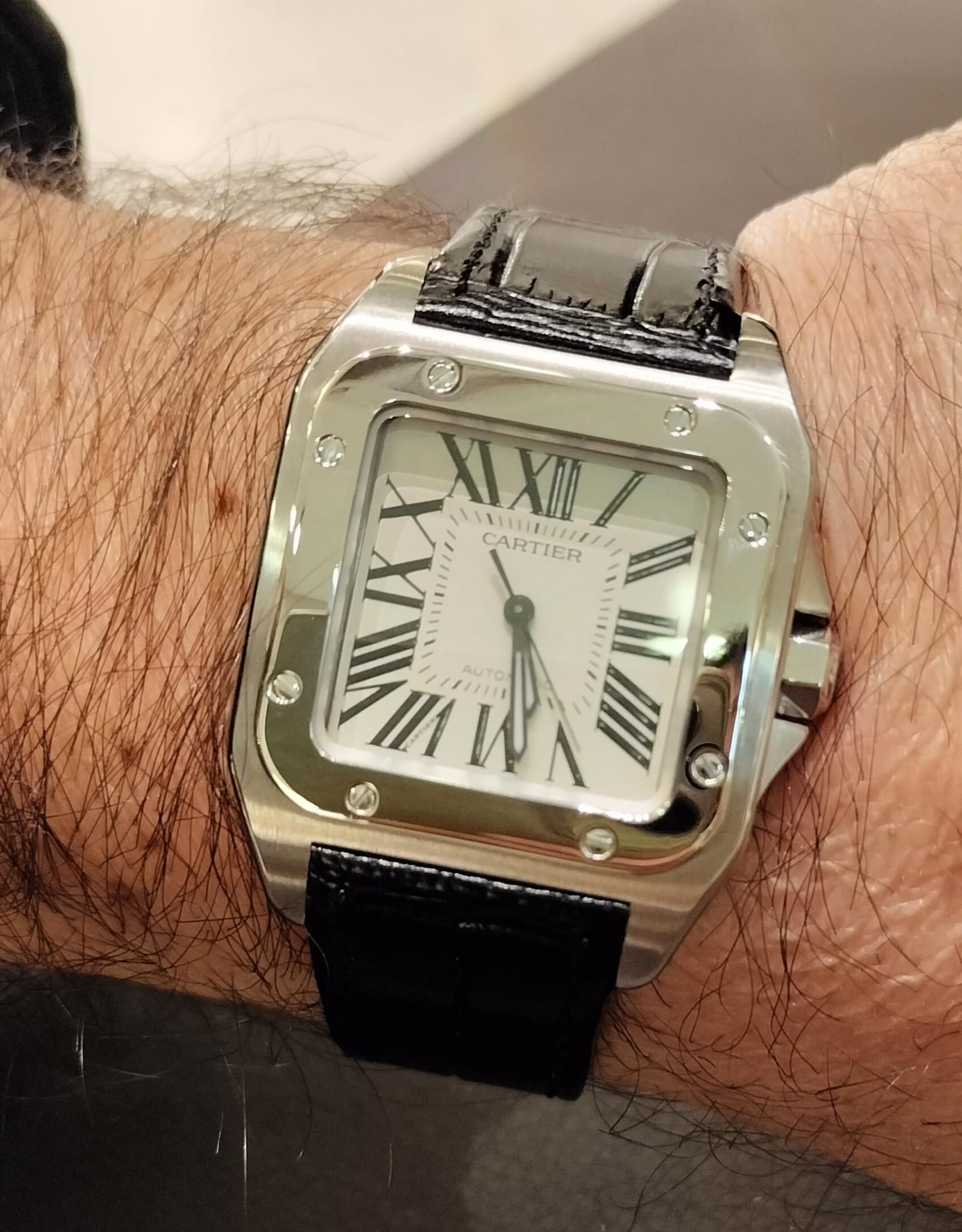 Cartier Santos Medium, Steel
