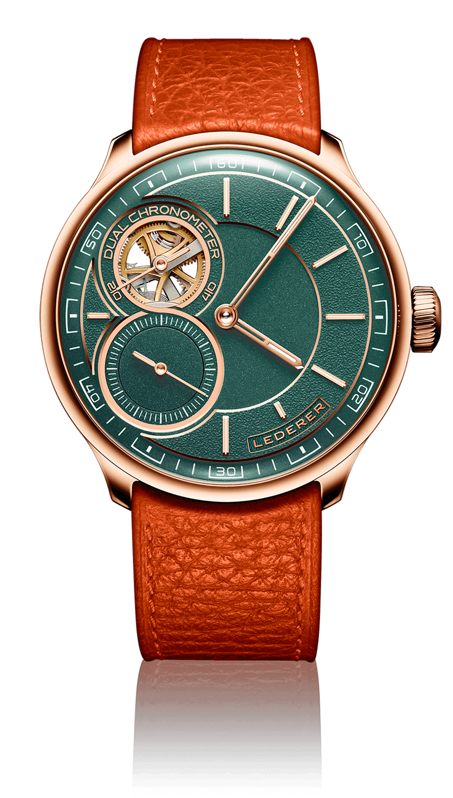 Bernhard Lederer Central Impulse Chronometer 39 Racing Green