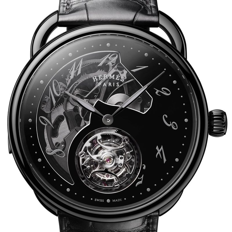 Hermès Arceau Lift tourbillon répétition minutes so black (GPHG 2022)