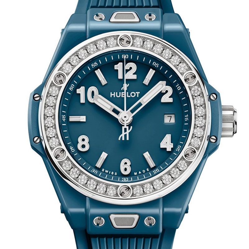 Hublot Big Bang One Click Petrol Blue Ceramic Diamonds (GPHG 2025)
