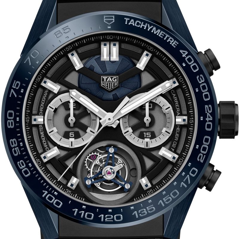 TAG Heuer Carrera Chronographe Tourbillon Chronomètre Tête de Vipère (GPHG 2018)