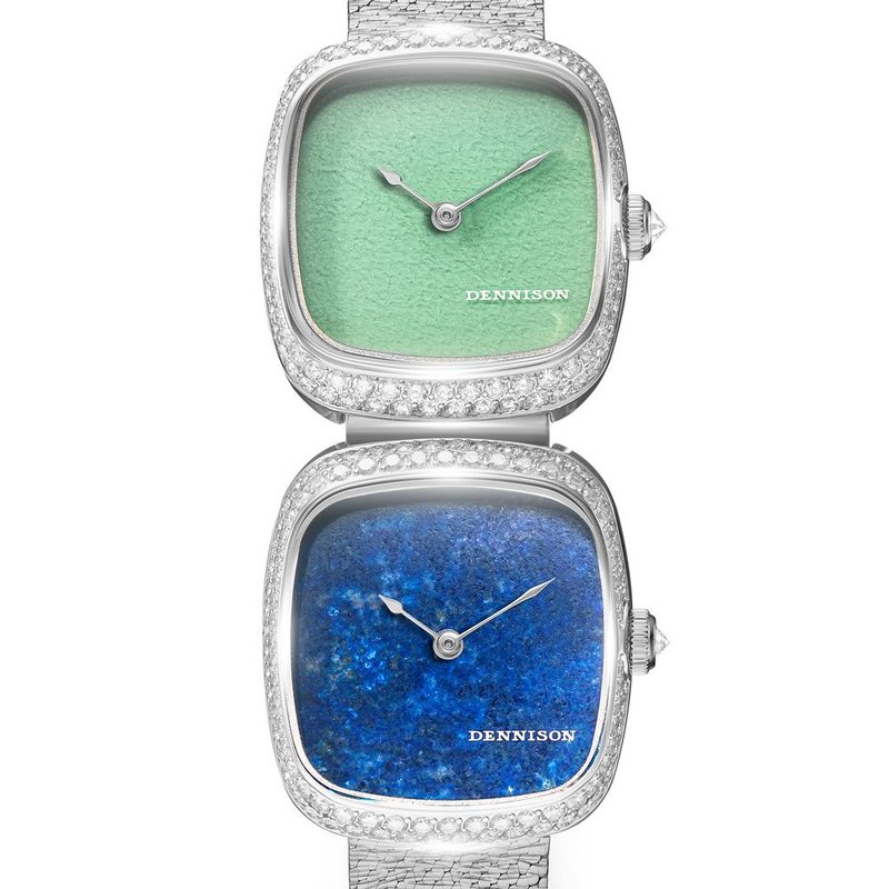 DENNISON Dual Time Mini – Lagoon Jadeite & Lapis Lazuli Diamands (GPHG 2026)