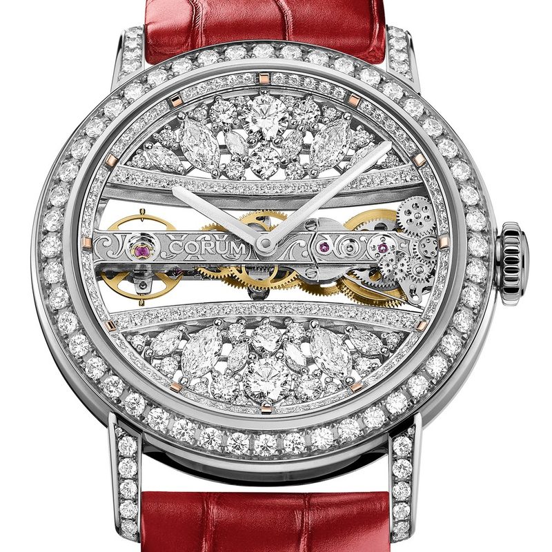 Corum Golden Bridge round 39 mm diamonds (GPHG 2018)