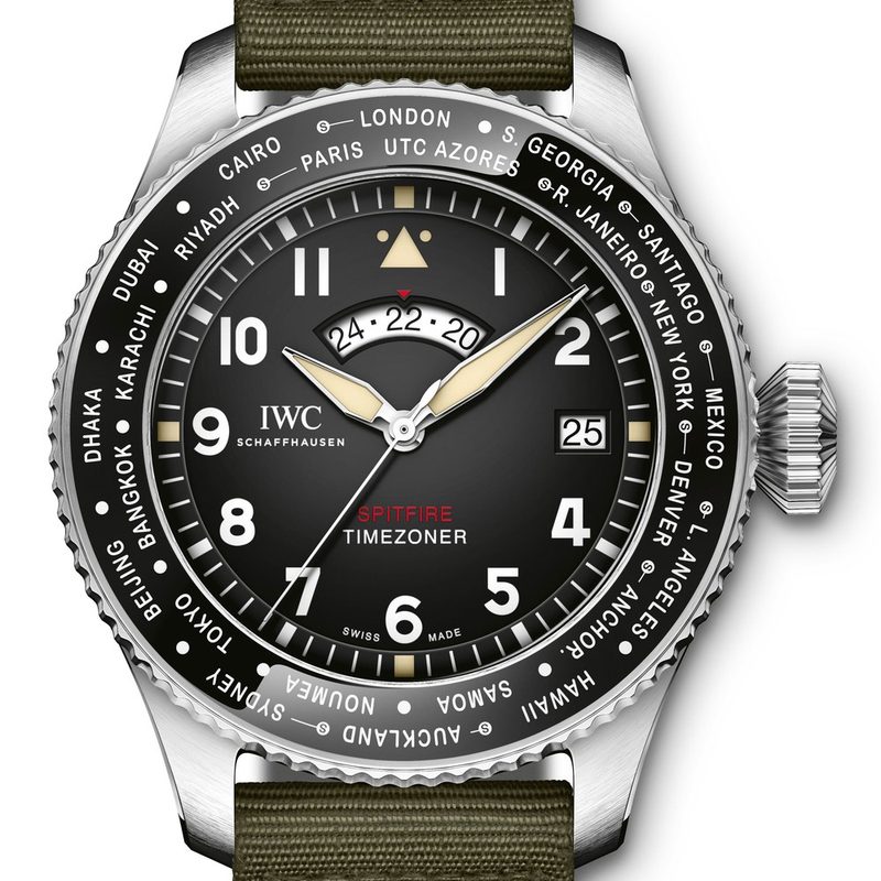 IWC Schaffhausen Montre d'Aviateur Timezoner Spitfire Édition «The Longest Flight» (GPHG 2019)