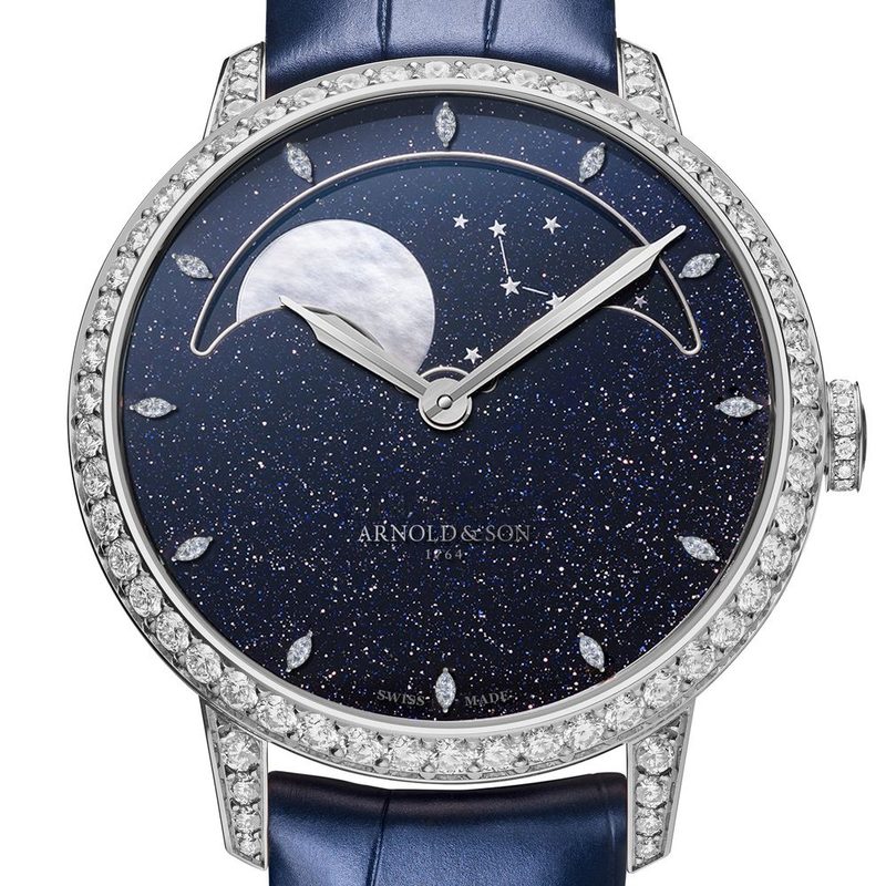 Arnold & Son Perpetual Moon 38 White Gold Aventurine (GPHG 2025)