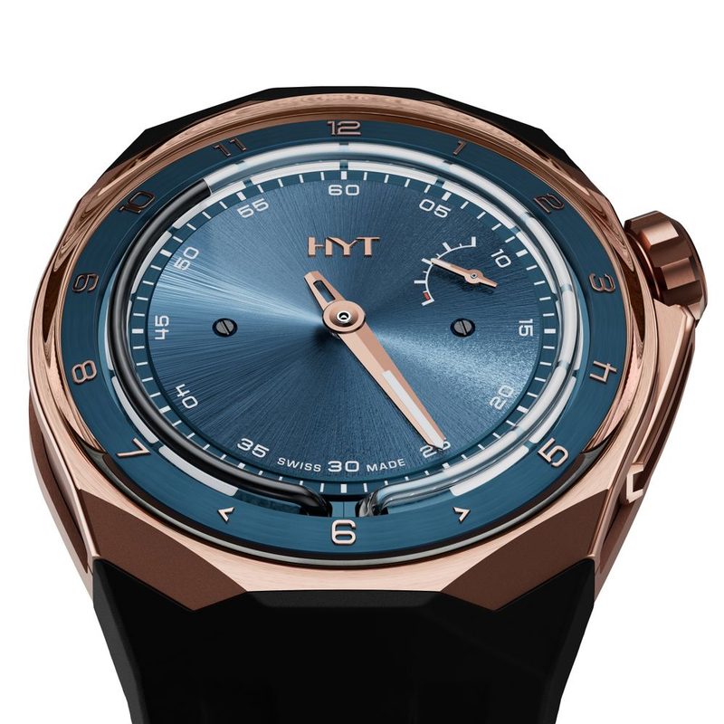 HYT T1 Or rose 5N & Titane Bleu Marine (GPHG 2024)