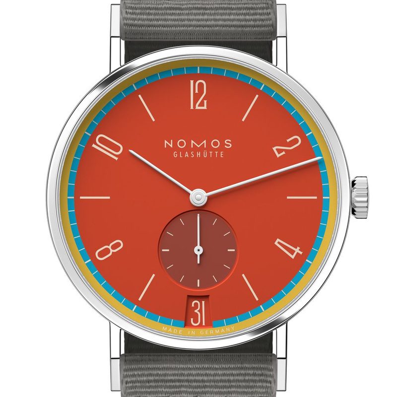 NOMOS Glashütte Tangente 38 Datario Sportbunt (GPHG 2024)