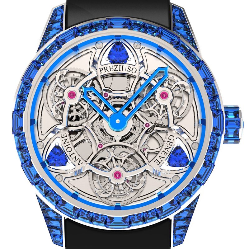 Antoine Preziuso Genève TTR3 Blue Equalizer Frequencies (GPHG 2019)