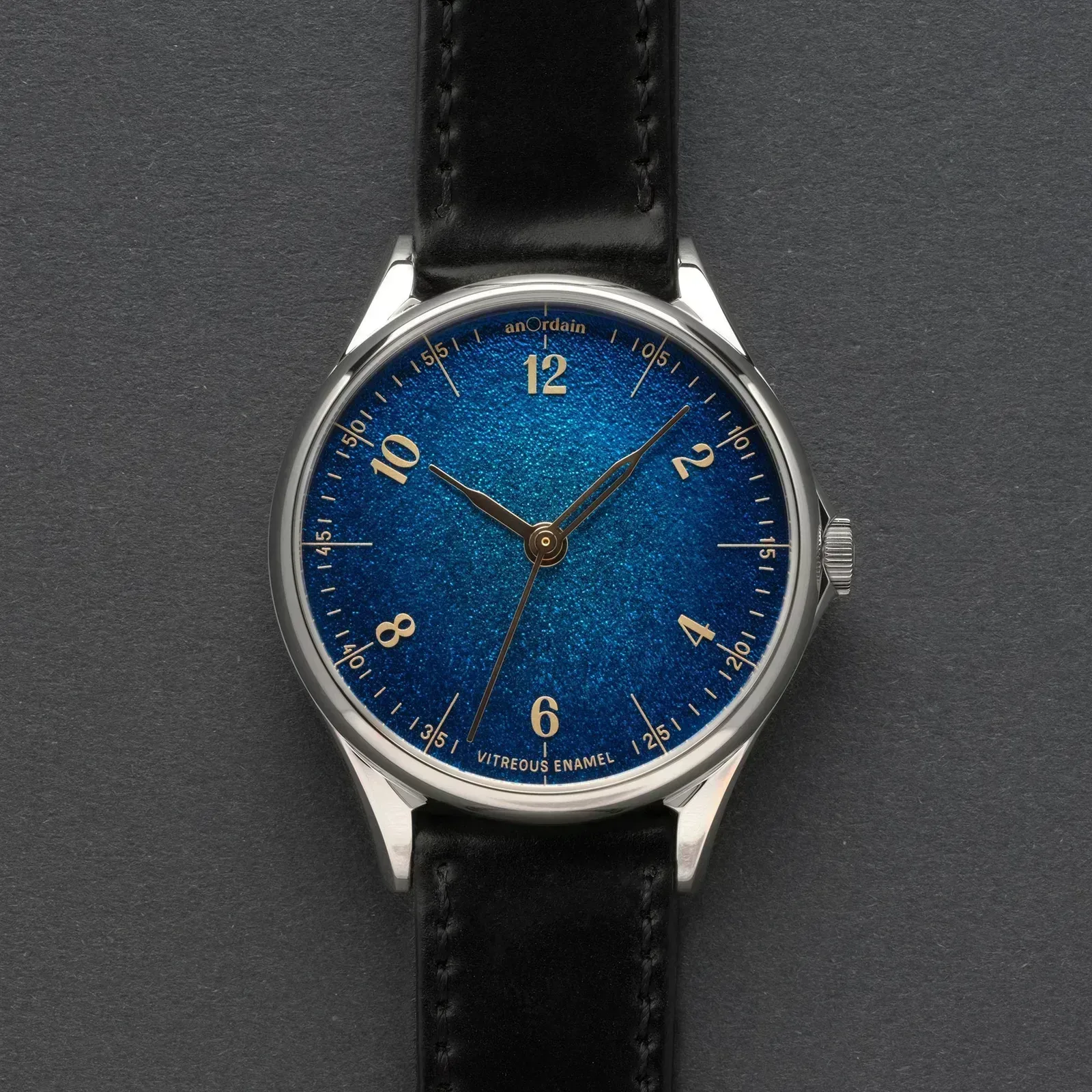 Anordain Model 1 Fume Ref. Model 1 Fume, blue dial, steel case