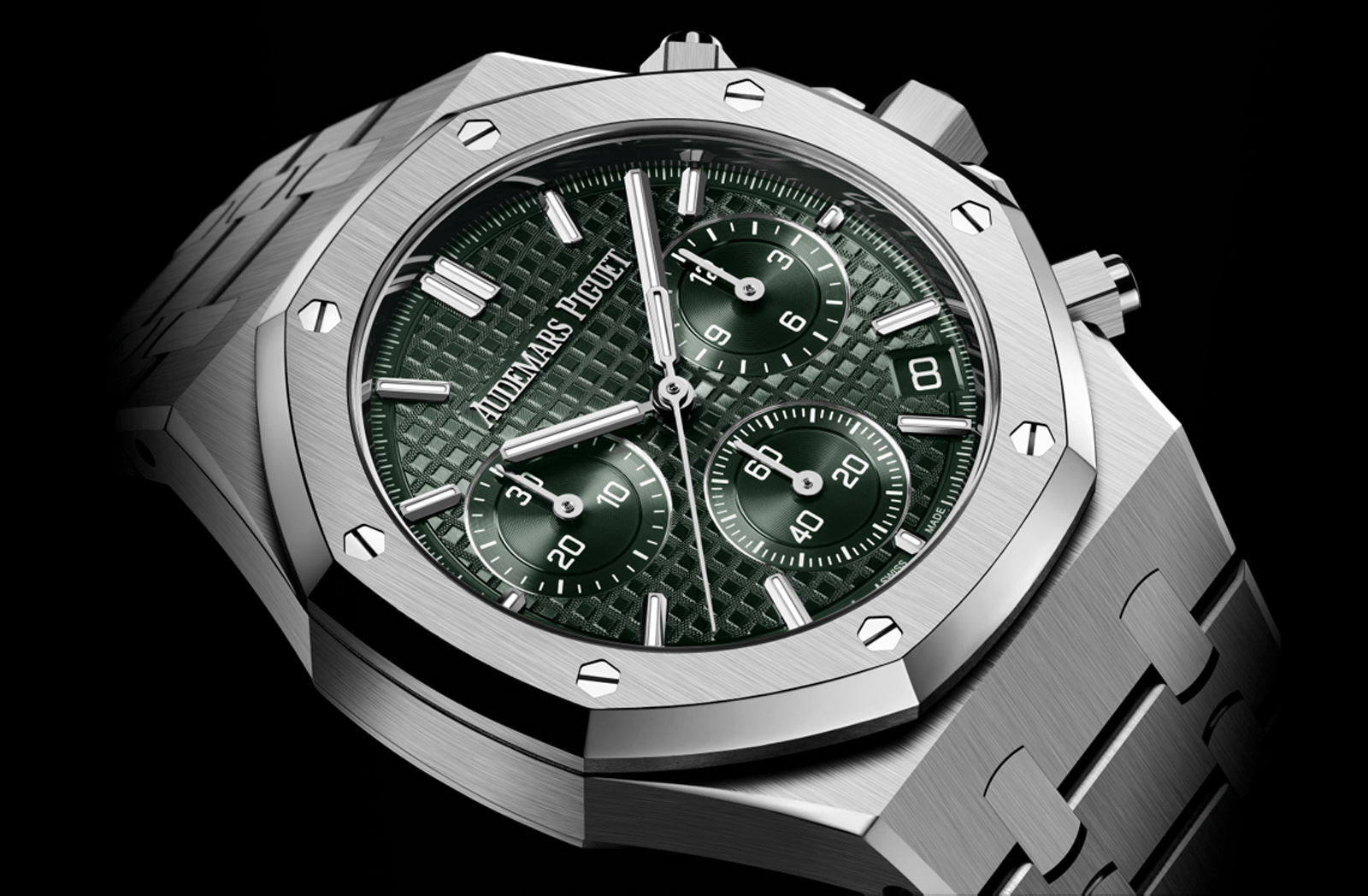 Audemars Piguet Royal Oak Chronograph 41 (50th Anniversary) Ref. 26240ST.OO.1320ST.04, blue dial, steel case
