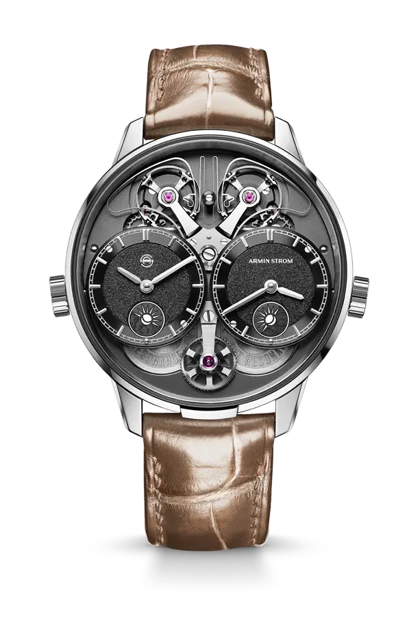 Armin Strom Dual Time GMT Resonance Manufacture Edition, Ref. ST25-DT.90, black dial, steel case