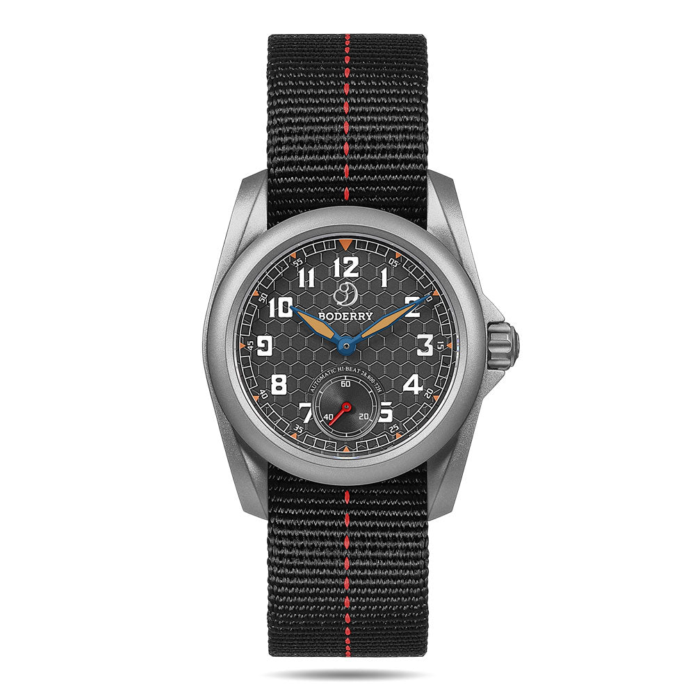 Boderry Voyager S72, Ref. BD-A19T-N01B, grey dial, titanium case