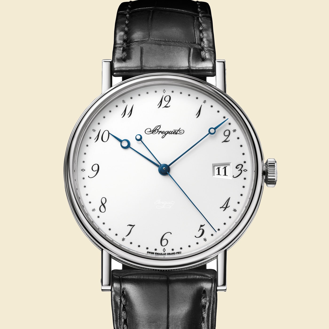 Breguet Classique 5177 Ref. 5177BB/12/9V6, white dial, gold-white case