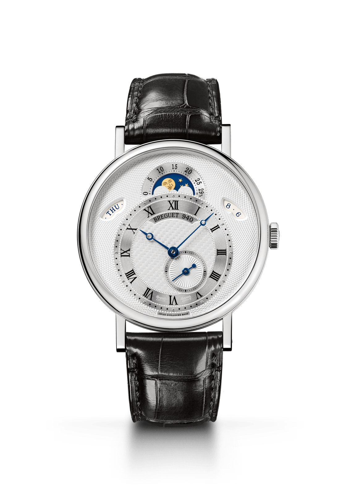 Breguet Classique 7337 Ref. 7337BB/1E/9V6, silver dial, gold-white case