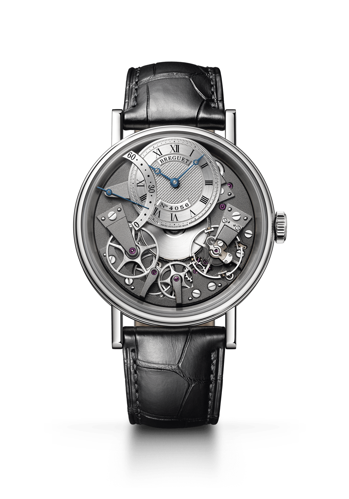 Breguet Tradition Seconde Rétrograde 7097 Ref. 7097BB/G1/9WU, silver dial, gold-white case