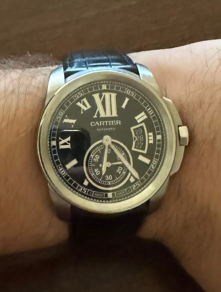 Cartier Calibre de Cartier, Steel