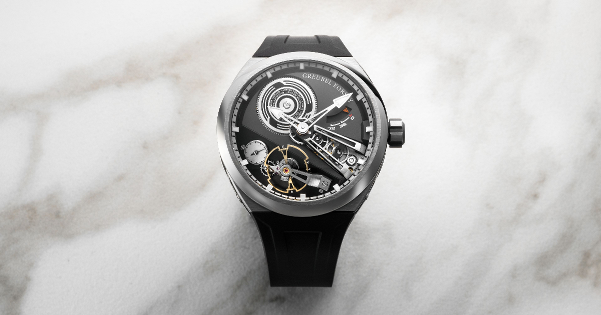 Greubel Forsey Balancier Convexe S², Ref. Balancier Convexe S², black dial, titanium case