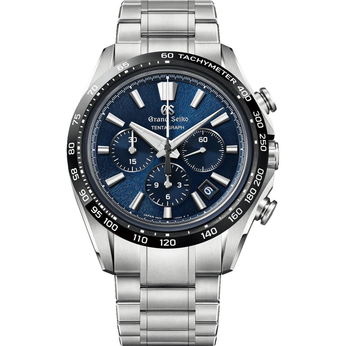 Grand Seiko Evolution 9 Collection Tentagraph Ref. SLGC001, blue dial, titanium case
