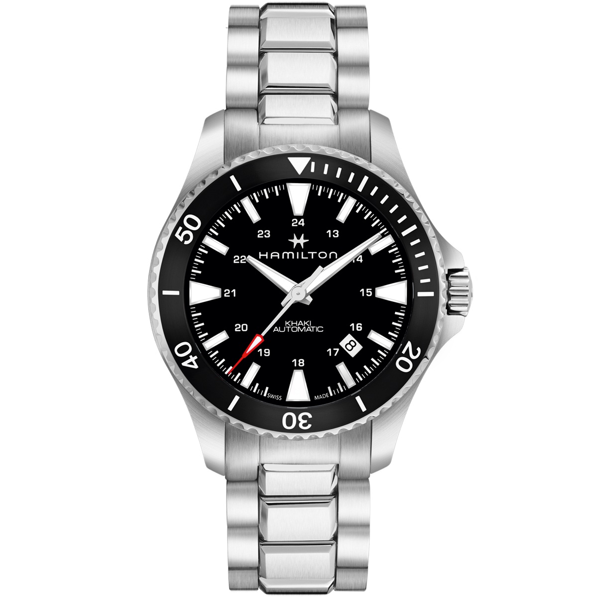 Hamilton Khaki Navy Scuba Auto Ref. H82335131, blue dial, steel case