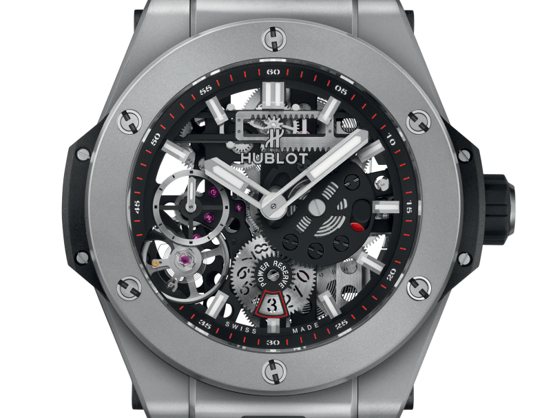 Hublot Big Bang Meca-10 Titanium 45mm Ref. 414.NI.1123.RX, black dial, titanium case