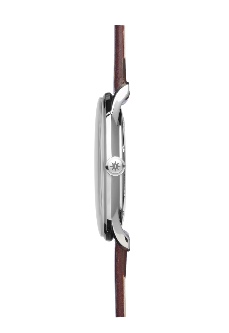 Junghans Meister Hand-Winding, Ref. 027/3201.02, silver dial, steel case