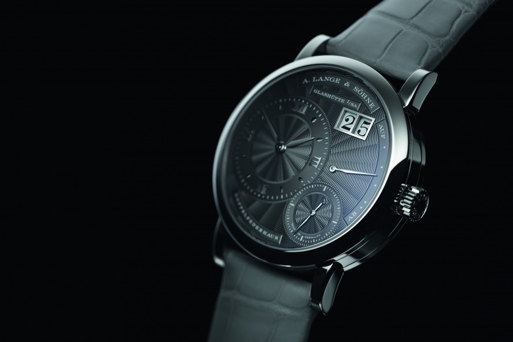 A. Lange & Söhne Little Lange 1 Ref. 181.027, silver dial, gold-rose case