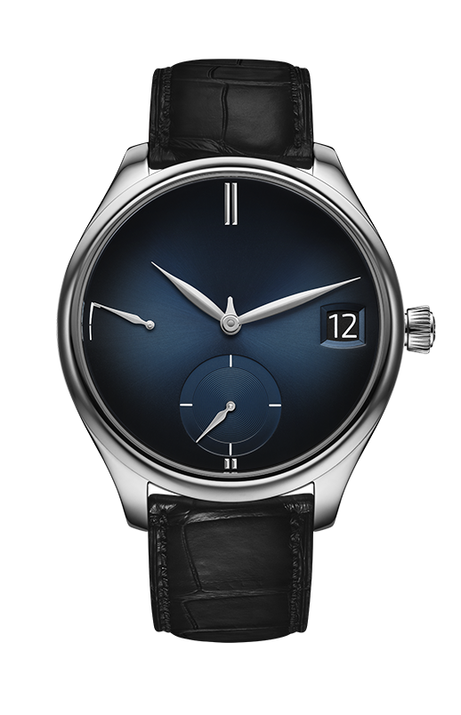 H. Moser & Cie. Endeavour Perpetual Calendar, Ref. 1800-0200, blue dial, gold-white case