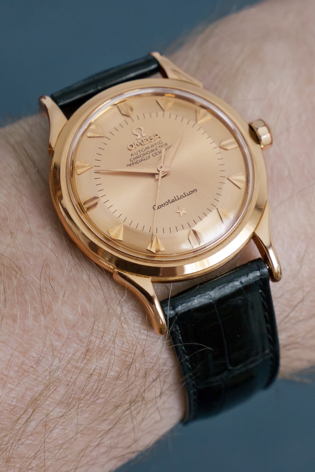 Omega Constellation "Pie-Pan", Ref. 168.005, silver dial, steel case