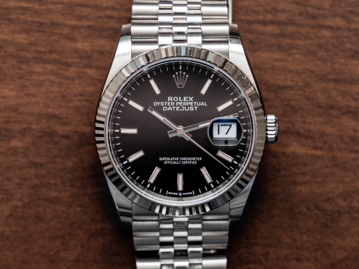 Rolex Datejust 41 Jubilee Ref. 126300, black dial, steel case