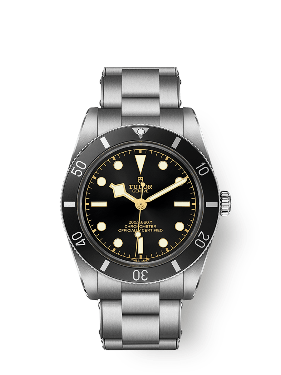 Tudor Black Bay 54 Ref. M79000N-0001, black dial, steel case