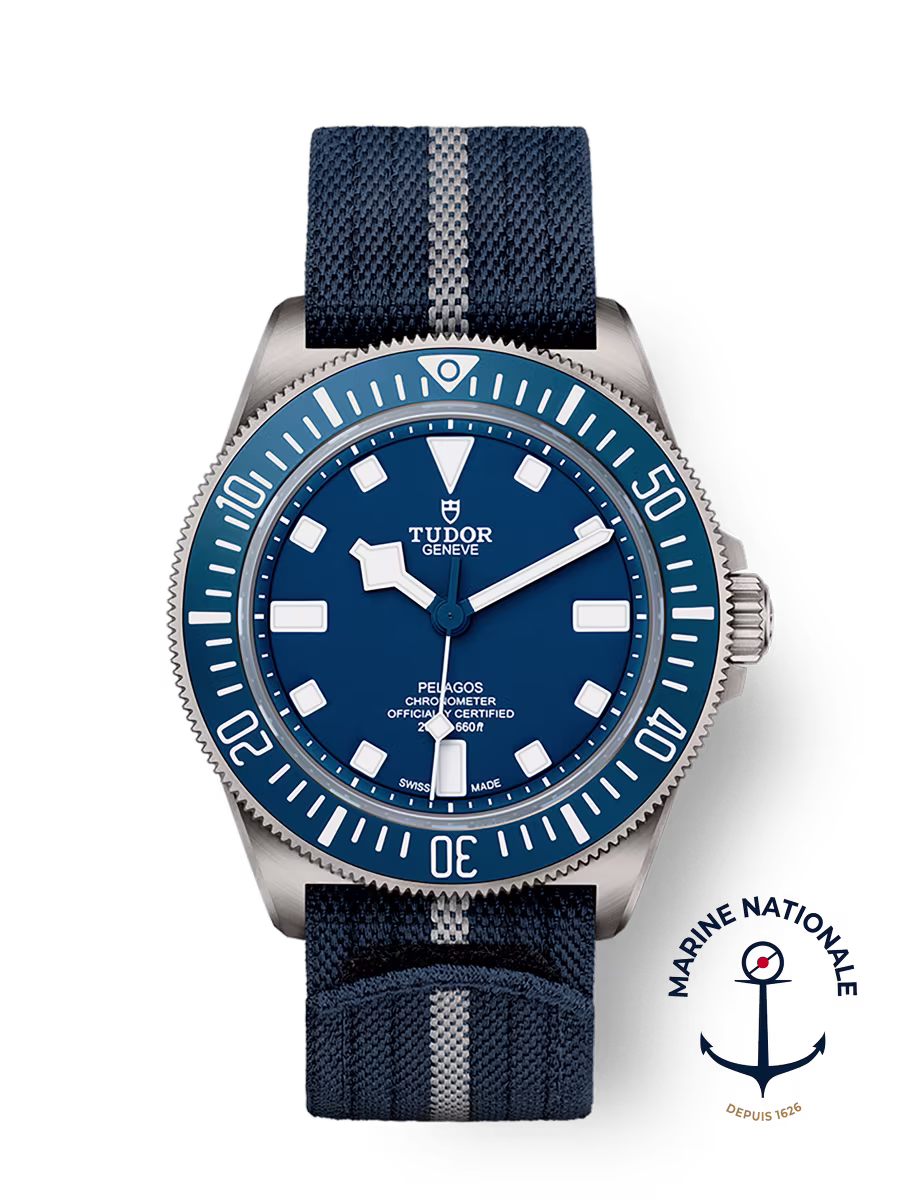 Tudor Pelagos FXD, Ref. M25707B-0001, blue dial, titanium case